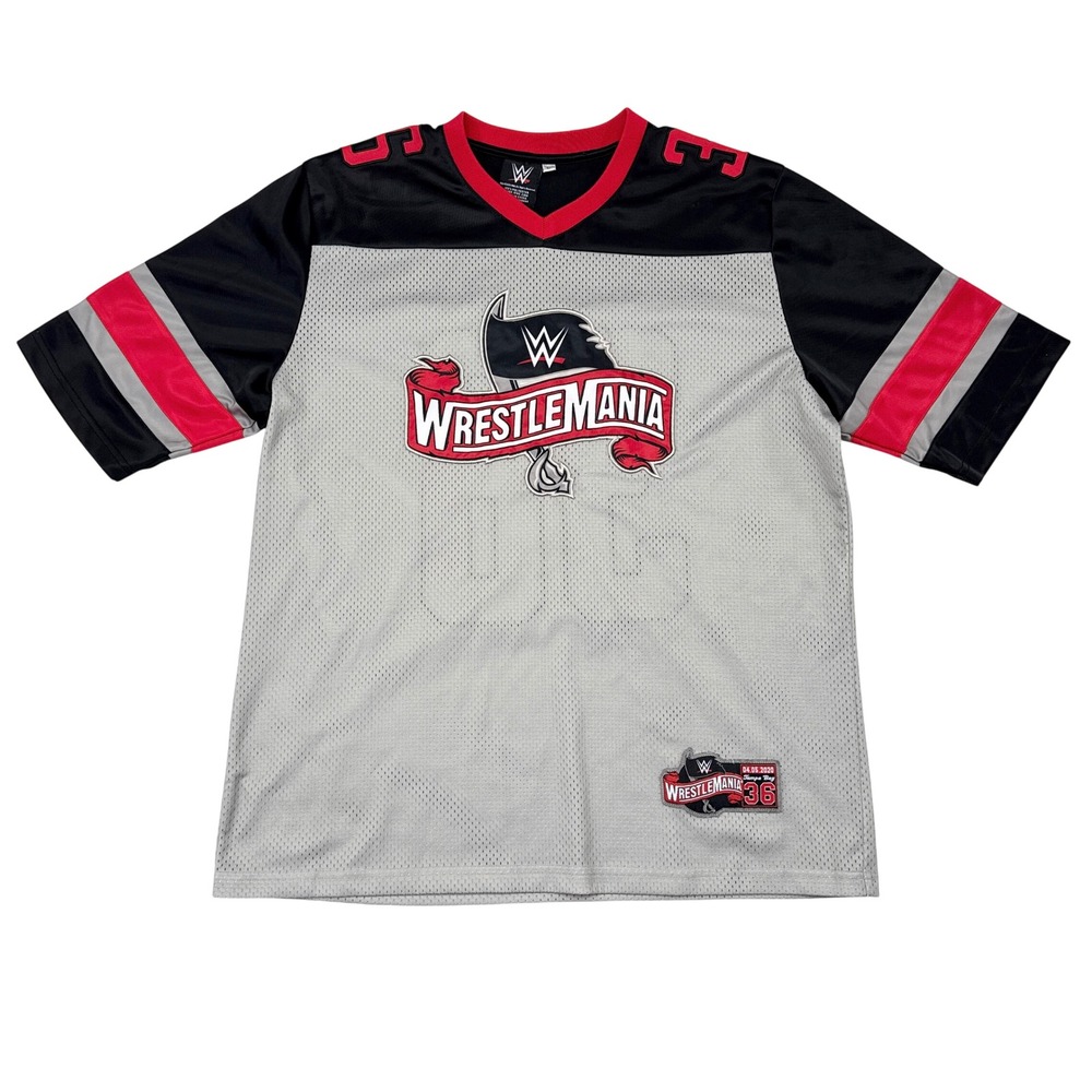 WWE Wrestlemania 36 Football Jersey Size Large Tampa Bay 2020 Wrestling